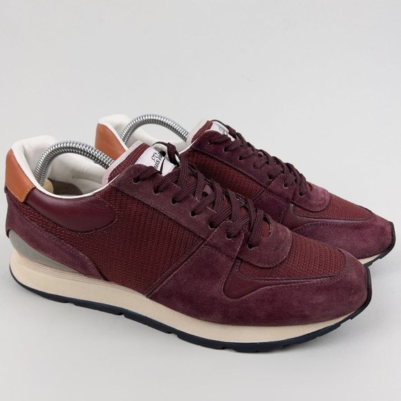 Louis Vuitton Abbesses low top trainer red suede mesh 8 LV or 9 US 42 EUR GO1106 - Picture 2 of 13